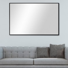 Espejo Rectangular marco negro B-942/943