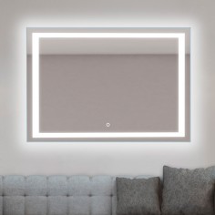 Espejo Rectangular Retroiluminado LED + Sensor Touch B-919