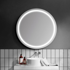 Espejo Redondo luz LED frontal B-920
