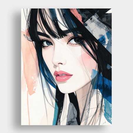 Cuadro Mujer Arte Japonés
