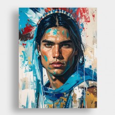 Cuadro Street Art Portrait /B