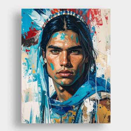 Cuadro Street Art Portrait /B