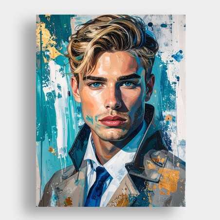 Cuadro Street Art Portrait /J