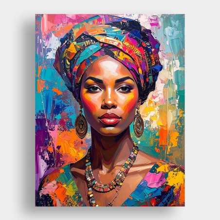 Cuadro Mujer con Turbante /A