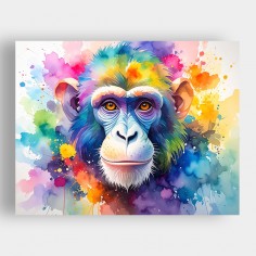 Cuadro Colors Monkey