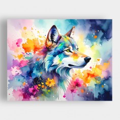 Cuadro Colors Wolf