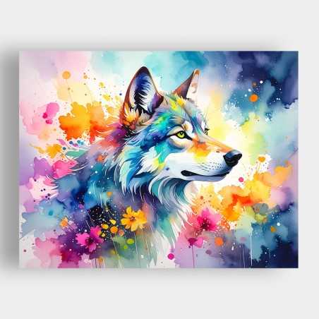 Cuadro Colors Wolf