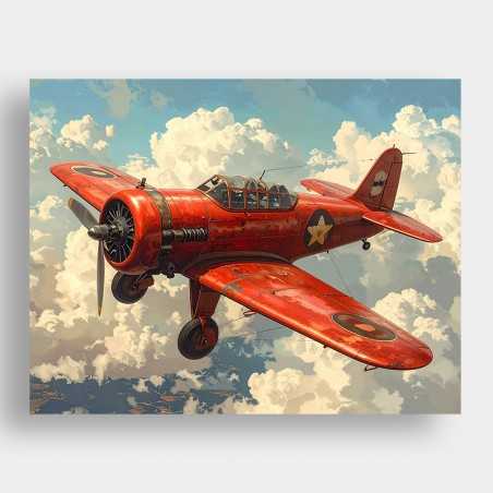 Cuadro Aeroplano Steampunk