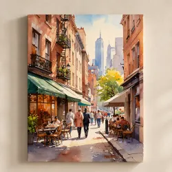 Cuadro Luces de Manhattan | Rincones del Mundo | Decorativo