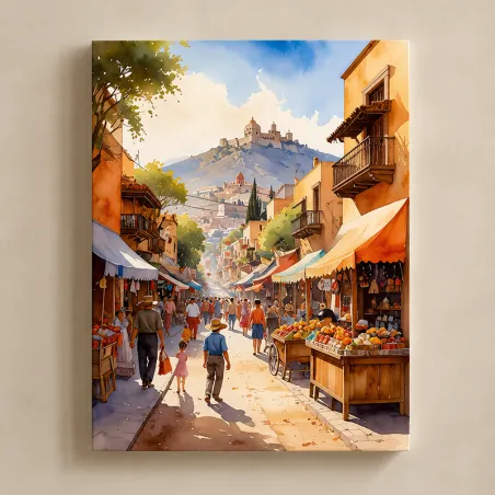 Cuadro Colores de Oaxaca | Rincones del Mundo | Decorativo