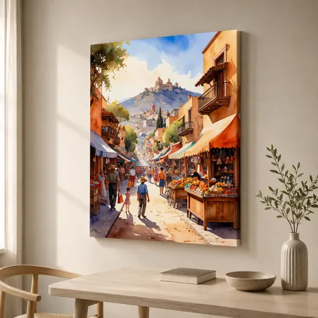 Cuadro Colores de Oaxaca | Rincones del Mundo | Decorativo