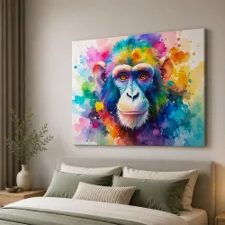 Cuadro Mirada Indómita | Colors | Lienzo Decorativo